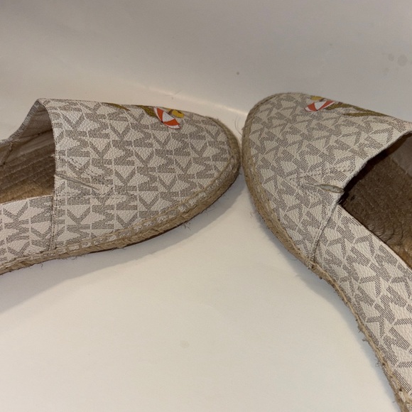 Michael Kors Kendrick Espadrilles Slip Ons W/ Signature Palm Tree Graphic - Picture 6 of 7